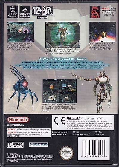 Metroid Prime 2 Echoes - Nintendo GameCube (B Grade) (Genbrug)